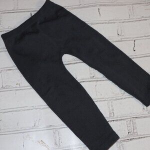 🌫️ Gray Cable-Knit Tights · Size 12–18M